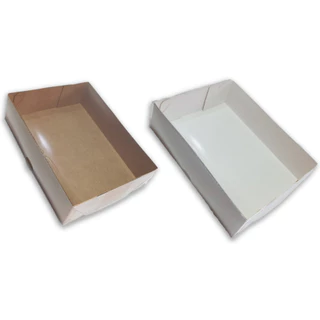 Caixa Kraft para Presente 15x11x4 cm Visor Acetato kit 10 até 40 caixas Embala Cristal