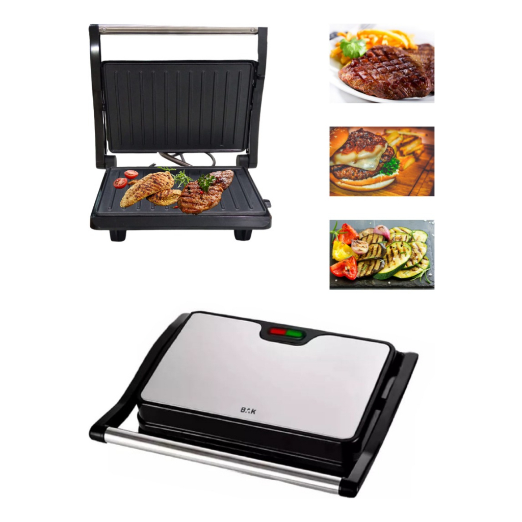 Mini Grill Sanduicheira Inox Bak Gourmet 110 750w - MK - Sanduicheira /  Sanduicheira Grill - Magazine Luiza