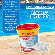 Cloro mini tablete Genco | Shopee Brasil