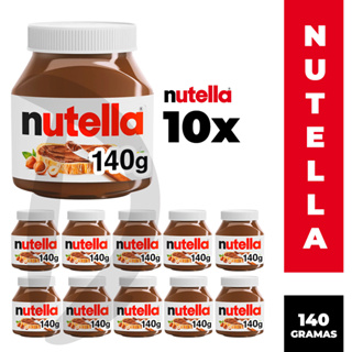 Kit 10 Unidades Creme de Avelã Nutella 140Gr