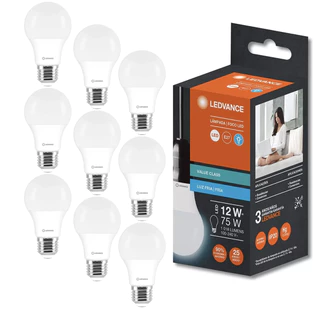 Kit com 10 Lâmpada Led bulbo 12w Luz Fria 6500K Osram Ledvance Bivolt