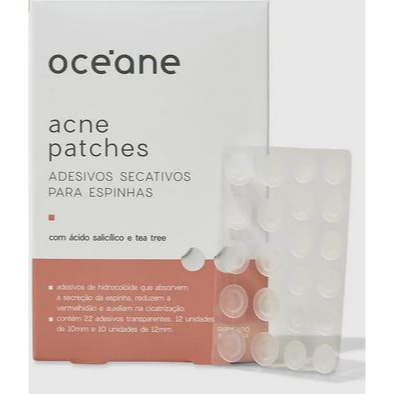 Adesivos Secativos Para Espinhas com Ácido Salicílico - Acne Patches 22un