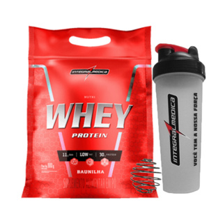 Kit Whey Protein Nutri Whey 900g Refil + Coqueteleira 700ml - Integralmédica