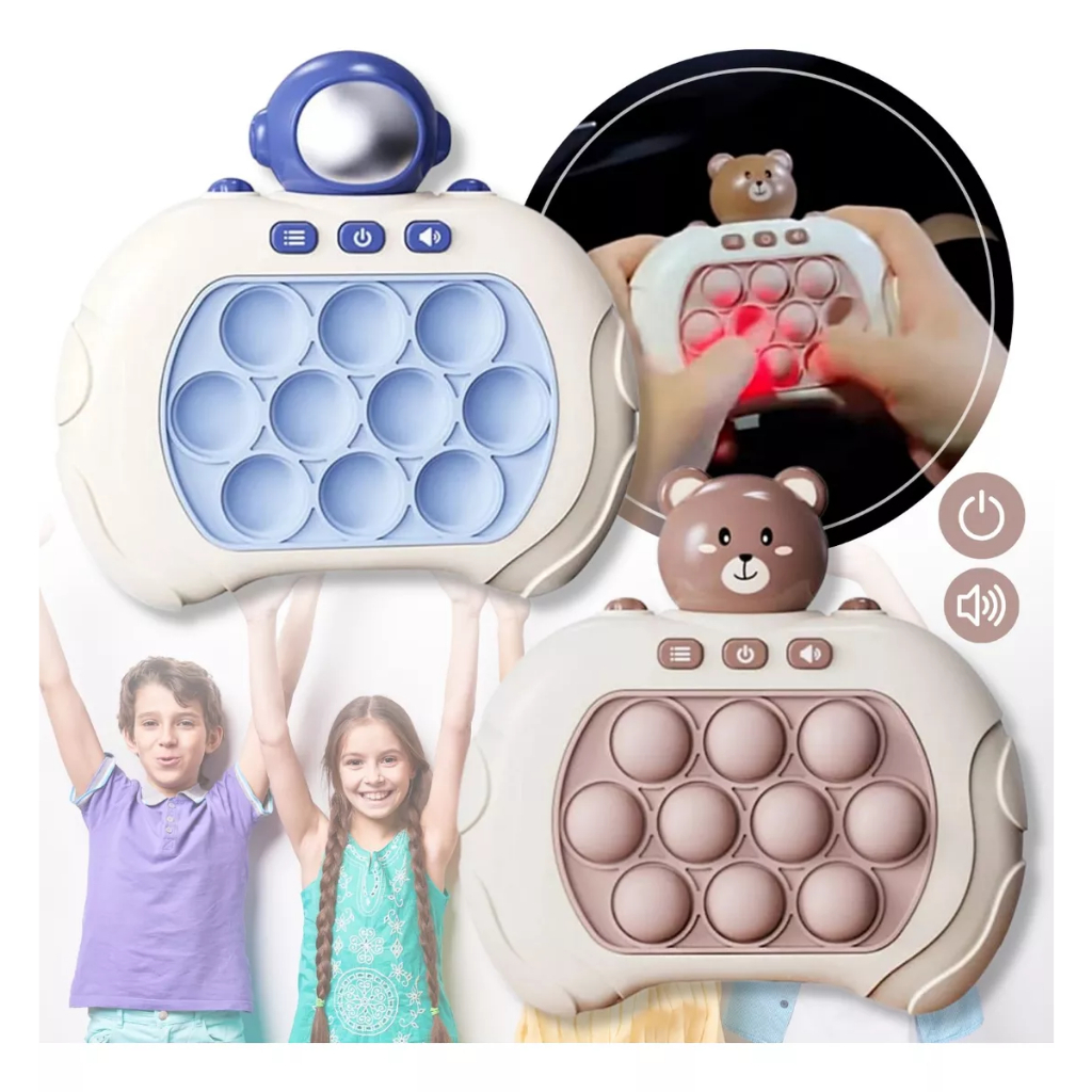 Jogo portátil com luzes e sons para crianças, brinquedos de fidget  sensorial, presentes de aniversário para meninas, 6, 7, 8, 9 anos de idade,  6-12 - AliExpress