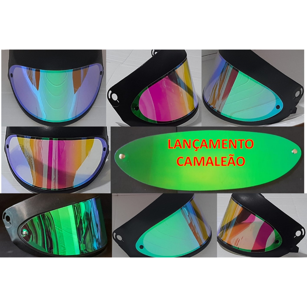 Viseira para Capacete San Marino SERVE NOS TAMANHOS 56 / 58 E 60