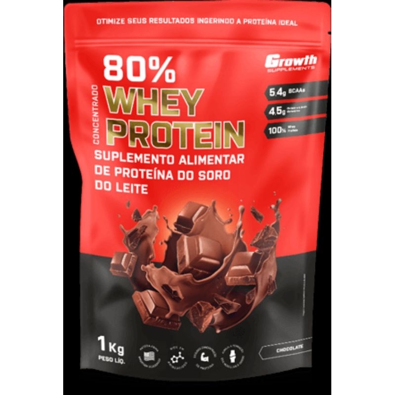 Whey Protein Concentrado 1 KG – Growth Supplements