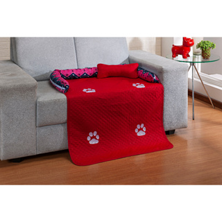Cama Caminha Protetor De Sofá Pet Com Zíper e Ossinho - Lavável G Mega Promoção