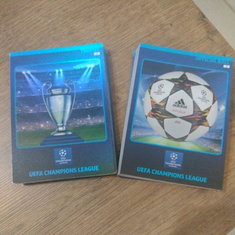 Kit TROPHY & OFFICIAL BALL, Panini Adrenalyn XL da Champions League 2014/2015 - 1 e 2