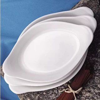 Conjunto 3peças Forma Assadeira Opaline Vidro Marinex PMG