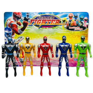 Boneco Power Rangers 5 Bonecos Articulado Brinquedo Menino em Oferta na Shopee