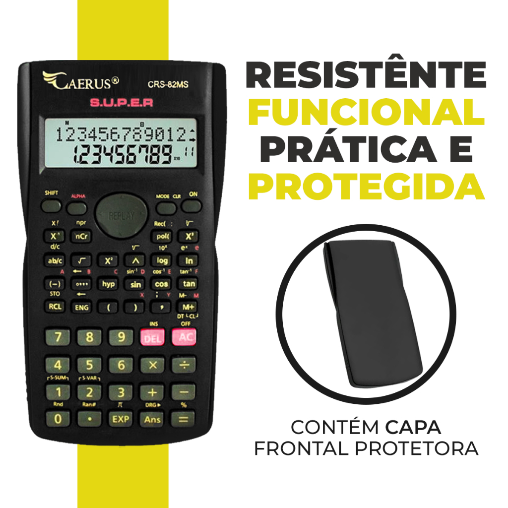 Kit C 10 Calculadora Científica Hp 10s+ 240 Funções Original