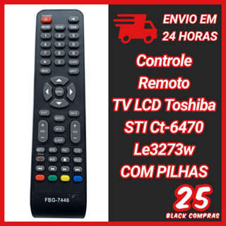 HCDZ Mando a Distancia de Repuesto para SEMP Toshiba CT-6810 CT-6530  CT-6840 L32S3900S L39S3900FS L43S3900FS Smart LCD LED HDTV TV