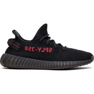 Tênis Yeezy Boost 350 V2 Bred Premium Alta Qualidade , Corrida , Caminhada , Super Confortavel Unissex 1º Linha