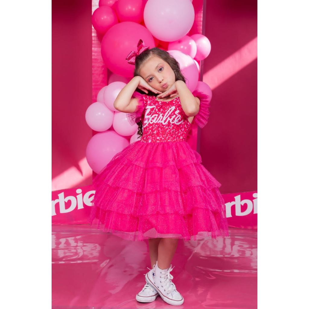 Vestido Infantil Princesa Cores - LeLa Kids