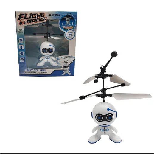 Bola voadora, robô drone Astronauta, robô espacial, helicóptero RC com  sensor de mão infravermelho Mini helicóptero brinquedos voadores, jogos  internos e externos : : Brinquedos e Jogos