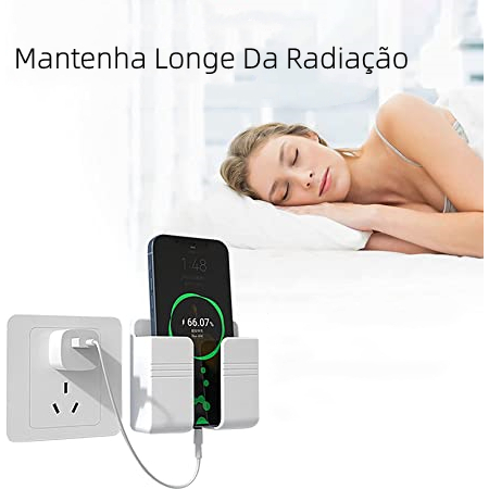 05 Suporte Para Controle Remoto Prático, Suporte Multiuso De Parede Para Celular Controle Plástico Para Carregar Remoto Um Slot