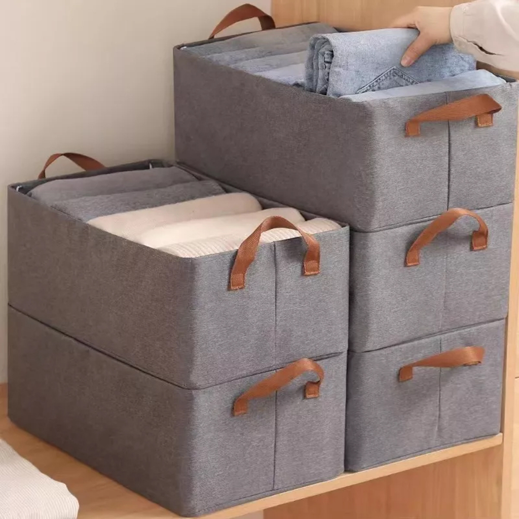 Caixa Organizadora De Guarda Roupa Calça Camiseta Lavável