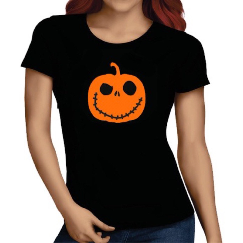 Camiseta Happy Halloween Dia das Bruxas Terror Adulto Infantil Masculina  Feminina Baby look Estampa Total Personalize