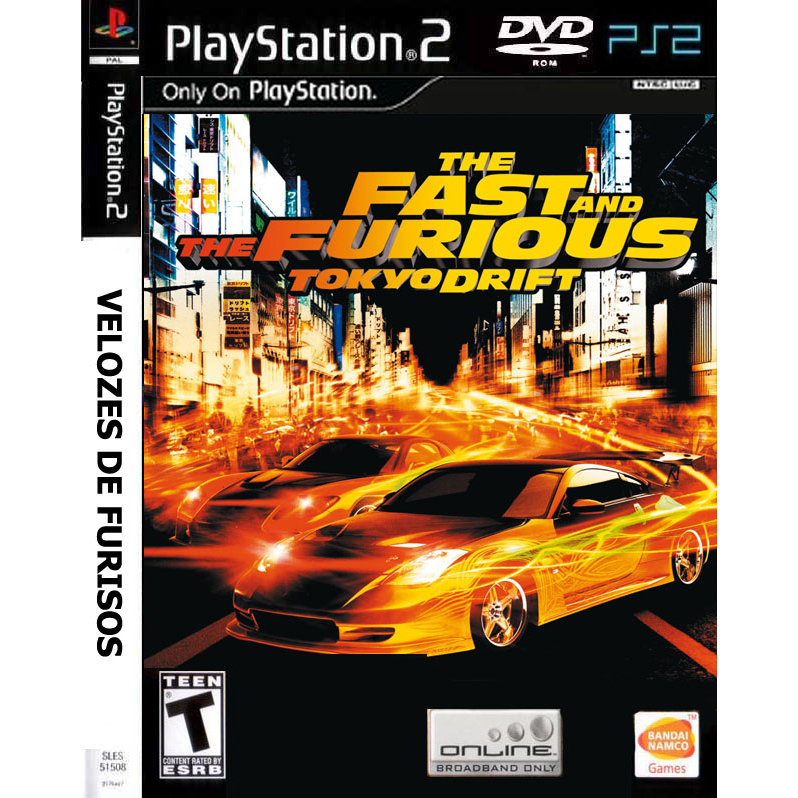 Jogo The fast and furious Tokyo Drift ps2