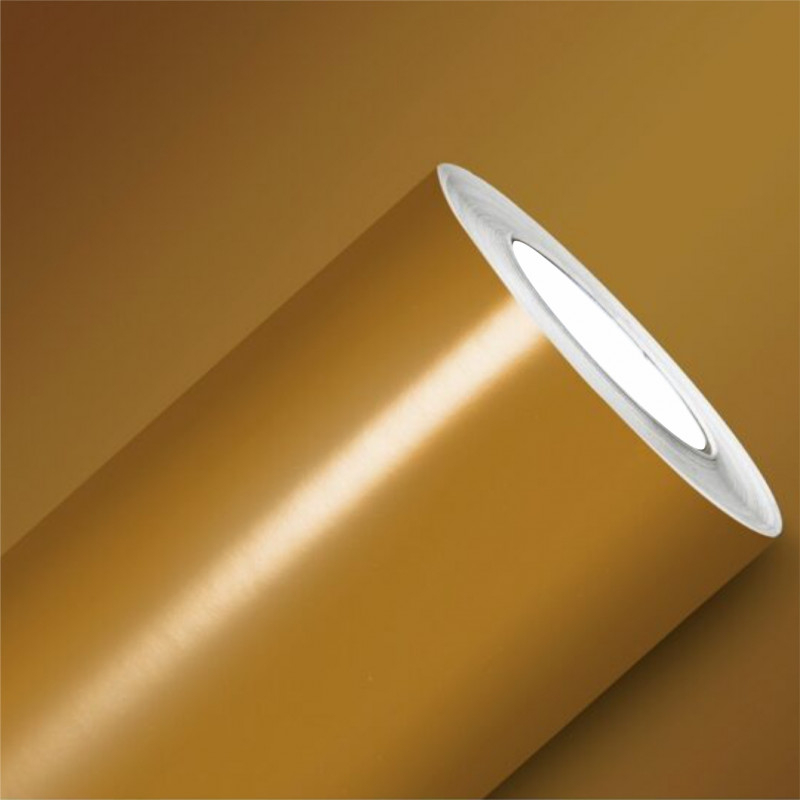 Adesivo Gold Dourado 1 Metro x 60cm Impermeável Para Envelopar e Decorar Móveis Parede
