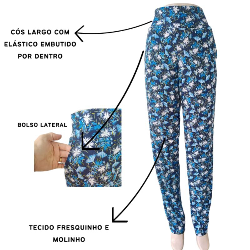 Leggings forradas com estampado de letras e elástico largo na cintura,  Preto Preto --60%