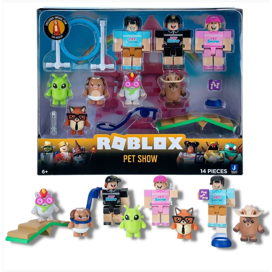 Roblox jogo virtual mundo fantoche bloco de construção boneca