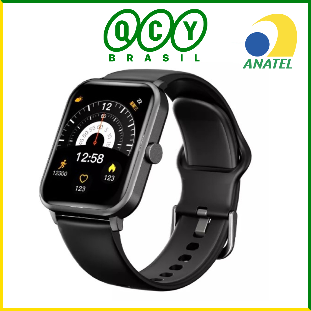 Relógio Smartwatch QCY GTS S2 Bluetooth 5.0 - Resistência IPX8