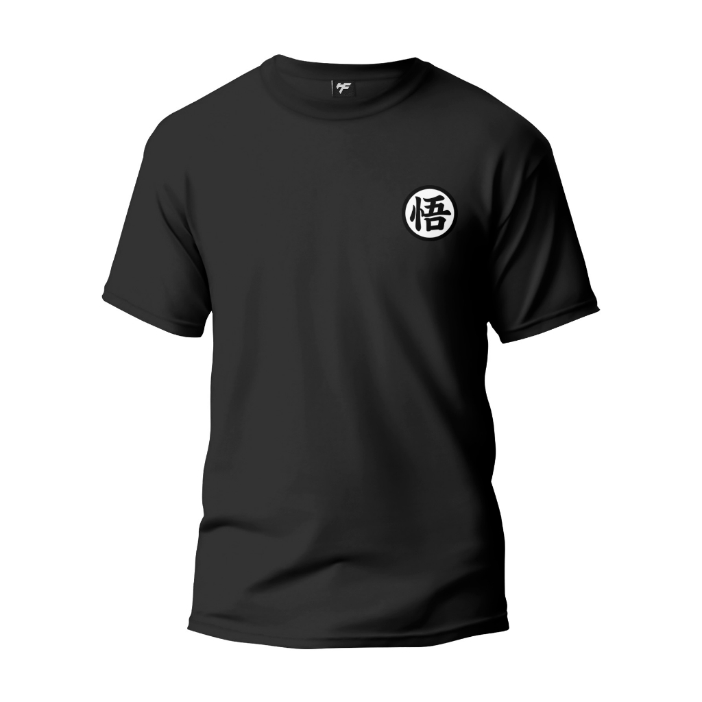 Camiseta Básica Kanji Dragon DBZ Clas 100% Algodão Camisa