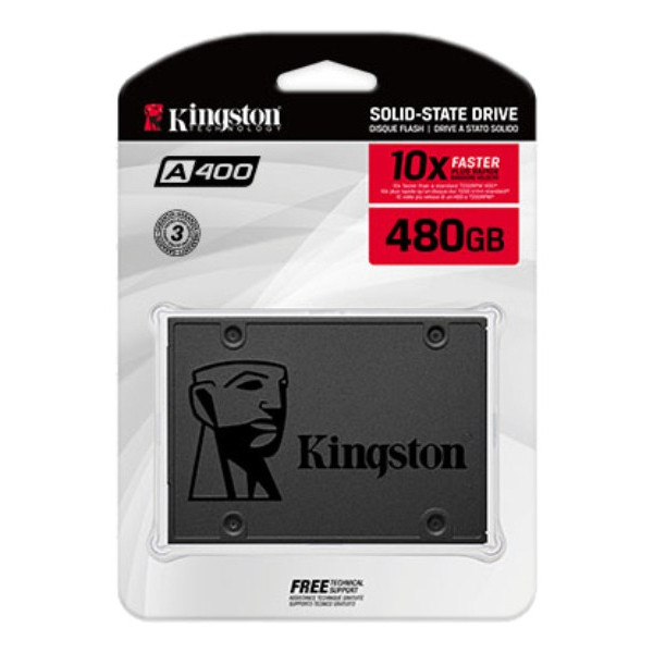 Ssd 480gb A400 Kingston Disco Sólido Interno