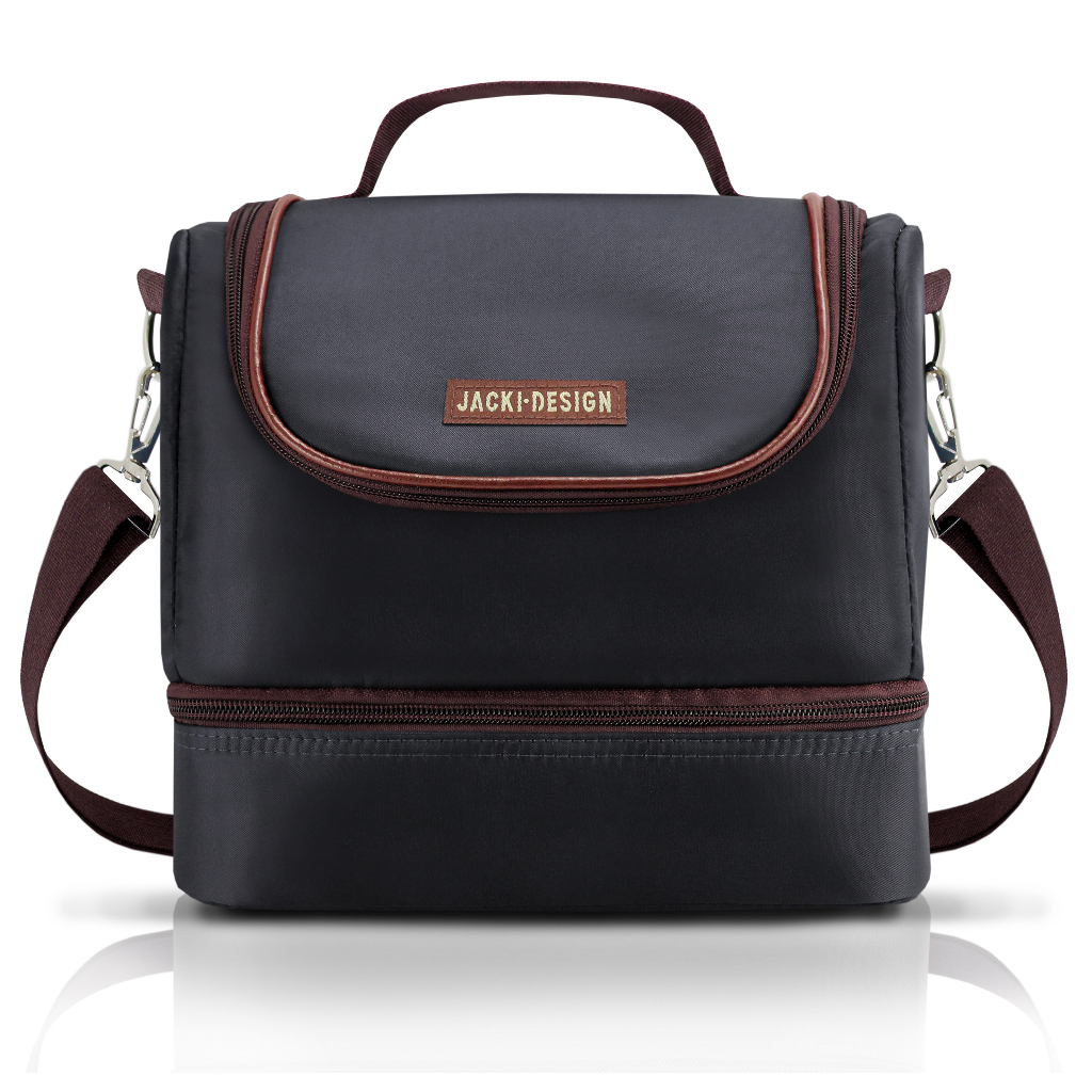 Bolsa Térmica 2 Compartimentos Lancheira Fitness Jacki