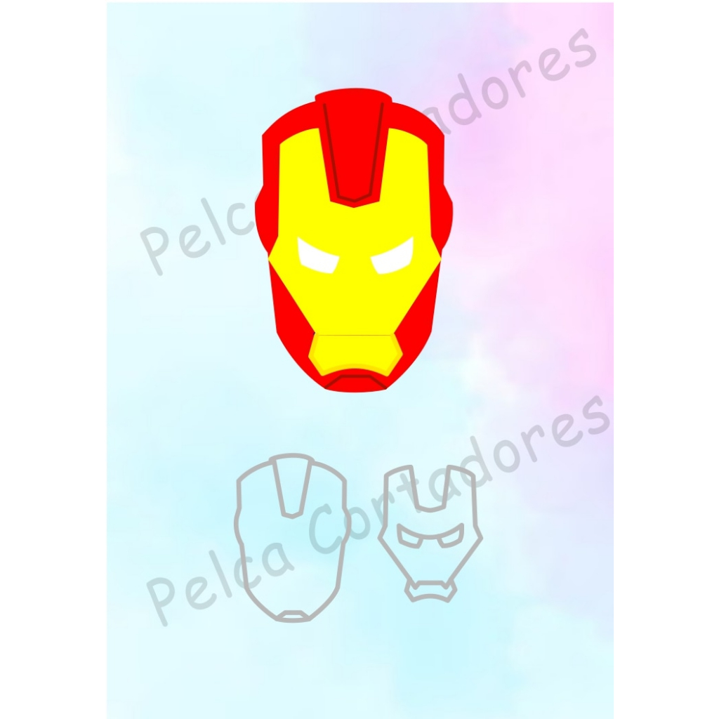 cortador homem de ferro 3,5cm Shopee Brasil