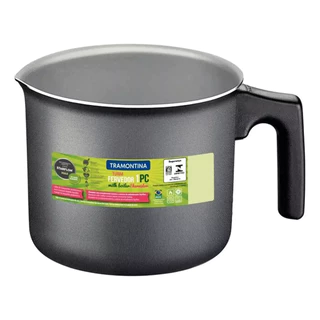 Caneco Fervedor Tramontina Turim Em Alumínio 12cm 1 Litro com Antiaderente
