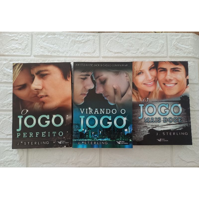 Kit Três Livros: trilogia The Game Series: 1. O Jogo Perfeito 2. Virando o  Jogo 3. O Jogo mais Doce *** J. Sterling