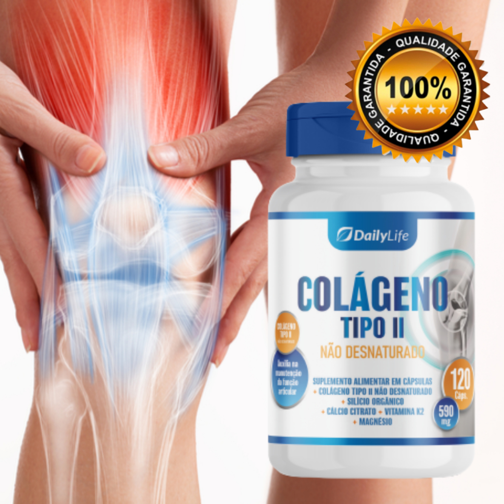 Colágeno Tipo 2 Original Daily Life 120 Cáps | Shopee Brasil