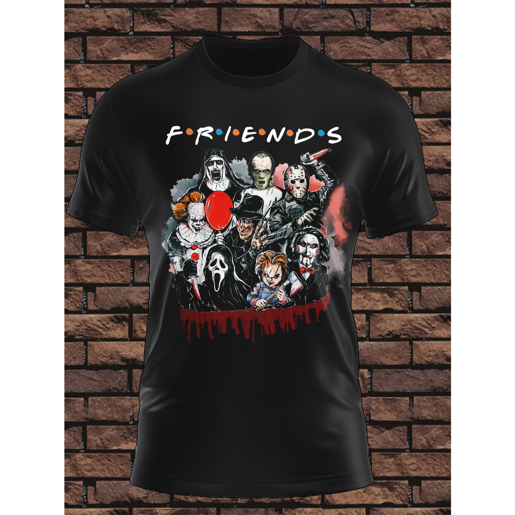 Camisa Camiseta Halloween Terror Amigos Friends Sexta Feira 13 Macabro Filmes 01