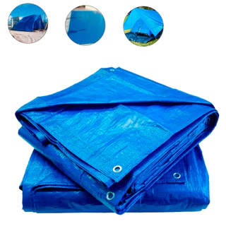 Lona Azul 100 Micras Encerado Polietileno Cargas Coberturas Piscinas Tendas Várias Medidas em Oferta na Shopee