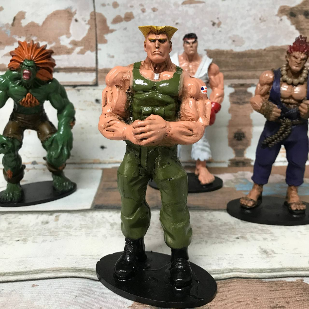 Original Storm Toys Guile-Figura Ultra Street Fighter II, modelo