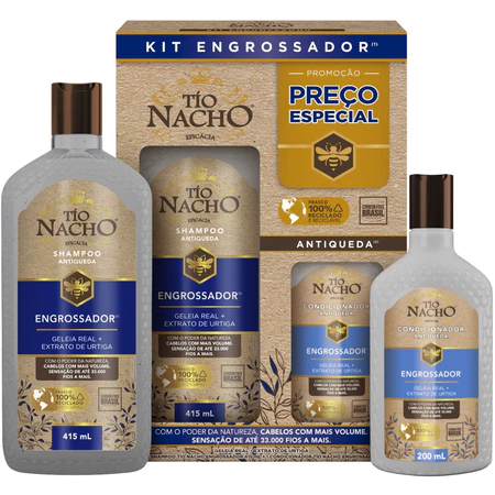 Tio Nacho Kit Shampoo + Condicionador Engrossador 415ml + 200ml