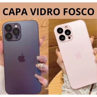 Capa Capinha Vidro Fosco Qualidade IPHONE AG 11 12 13 14 E IPHONE 15