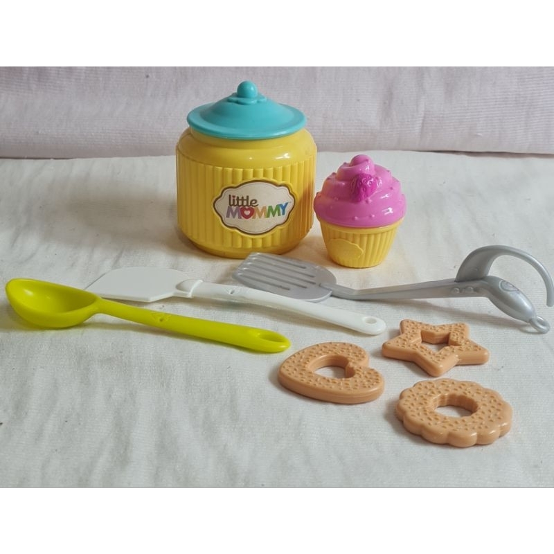 Acess rios da Boneca Little Mommy Pequena Chef Shopee Brasil