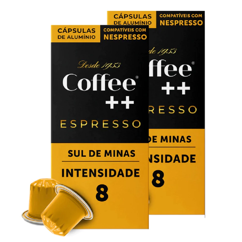 Kit 20 Cápsulas De Café Coffee Mais Sul de Minas Para Máquinas Nespresso