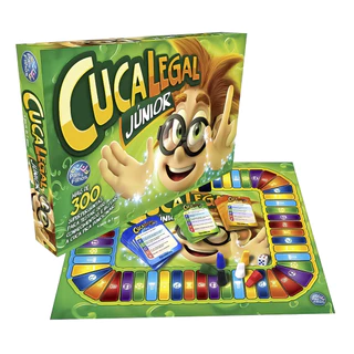 Jogo de Tabuleiro Didático Cuca Legal Junior 300 Perguntas- Pais & Filhos