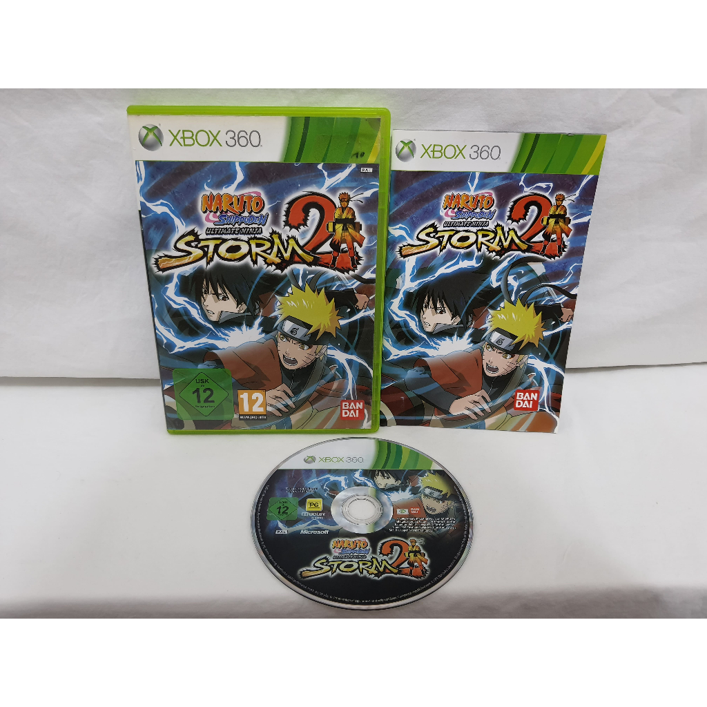 Jeu Xbox 360 : Naruto Shippuden Ultimate Ninja Storm 2 - Version PAL FR Complète (Bon état)