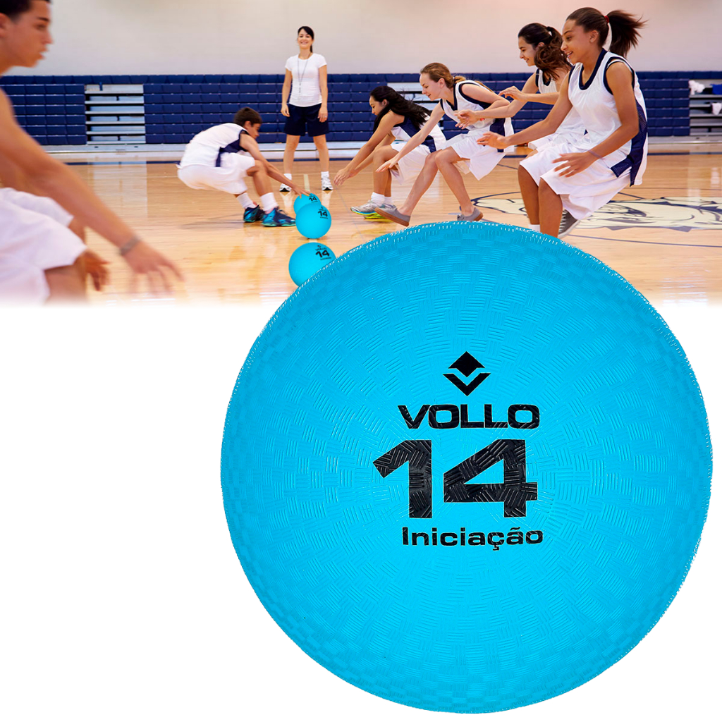 Bola de Basquete Oficial da Vollo Tamanho 7 All-Court Indoor Outdoor - 1 Fit