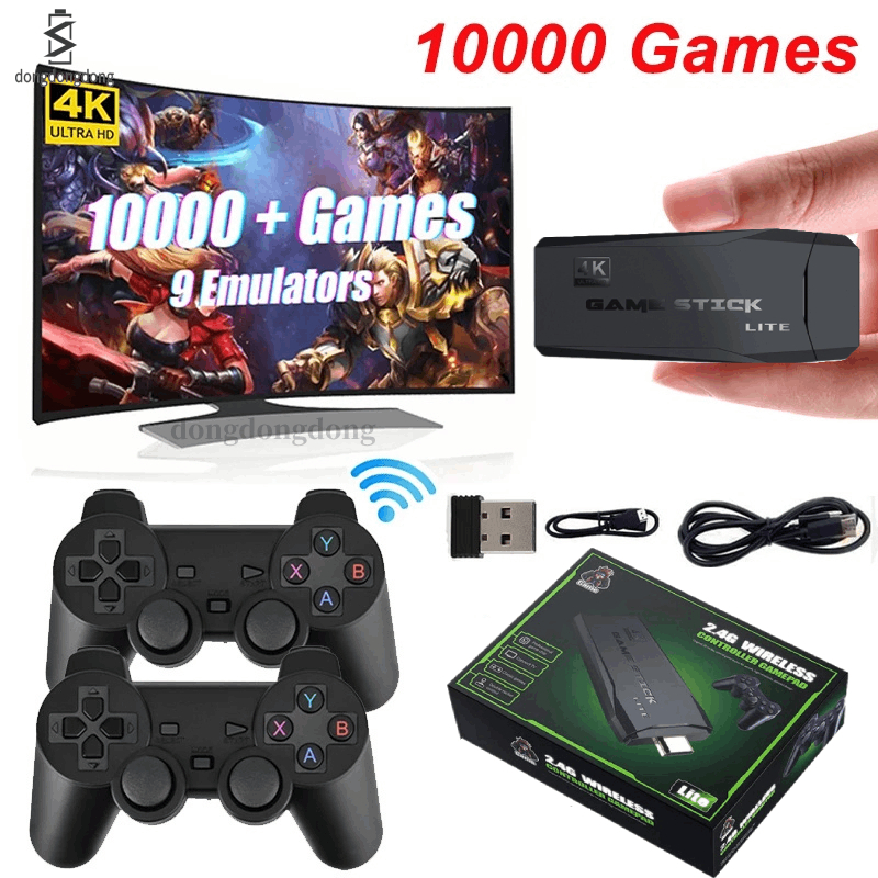 4k hd console de jogos de vídeo construído em 10000 + jogos 3d tv console do