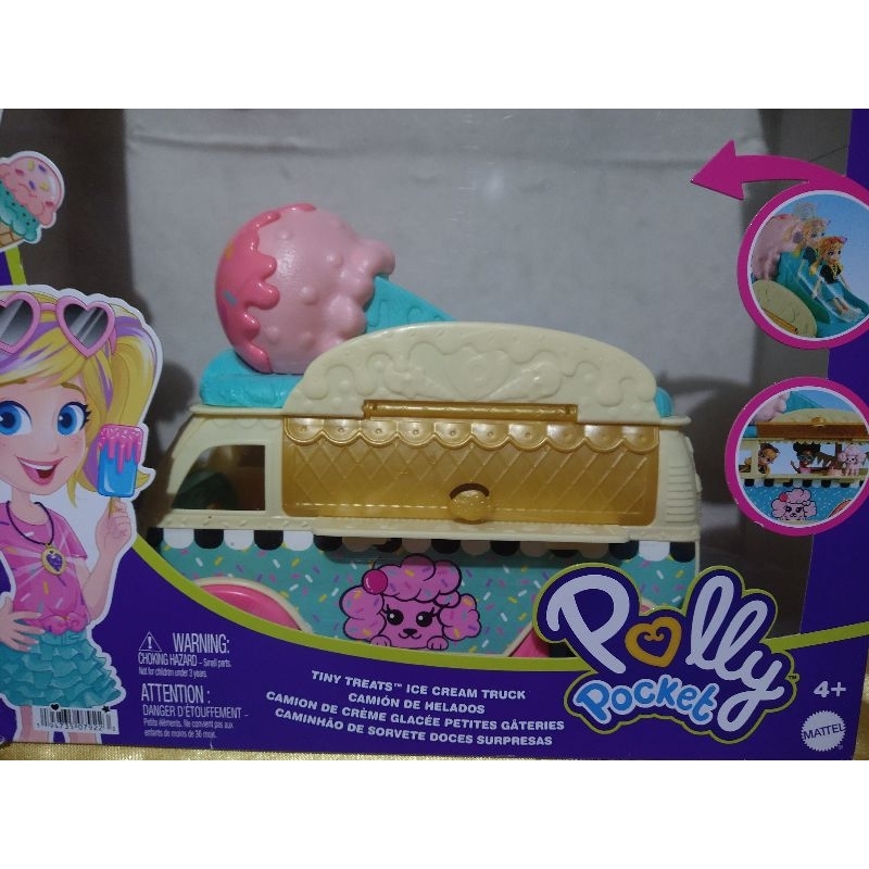 Polly Pocket Mattel Caminhão De Sorvetes