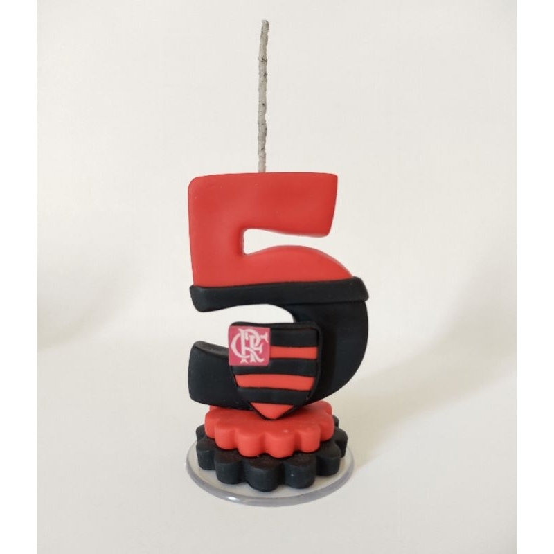 Vela Time (Flamengo) - Biscuit (Personalizada) | Shopee Brasil