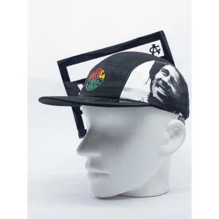 BONÉ ANTH.CO PREMIUM FIVE PANEL MARLEY PRETO / BRANCO - 5 GOMOS - ABA RETA - COM FITA - ORIGINAL - BONITO - CONFORTáVEL - ESTILOSO