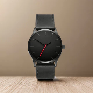 Relógio De Pulso Masculino Clássico Casual Simples Relógio De Quartzo Com Mostrador Grande Ultrafino Relógios Esportivos Minimalistas