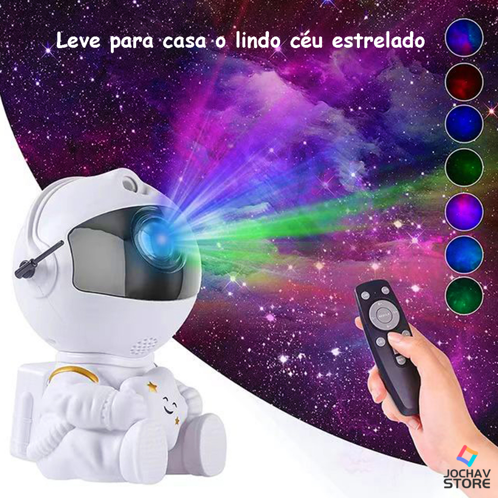Galaxy Star Projetor Céu Estrelado Luz Da Noite Astronauta LED Lâmpada Room DecorCrianças Luz Da Noite Presentes projetor HX617